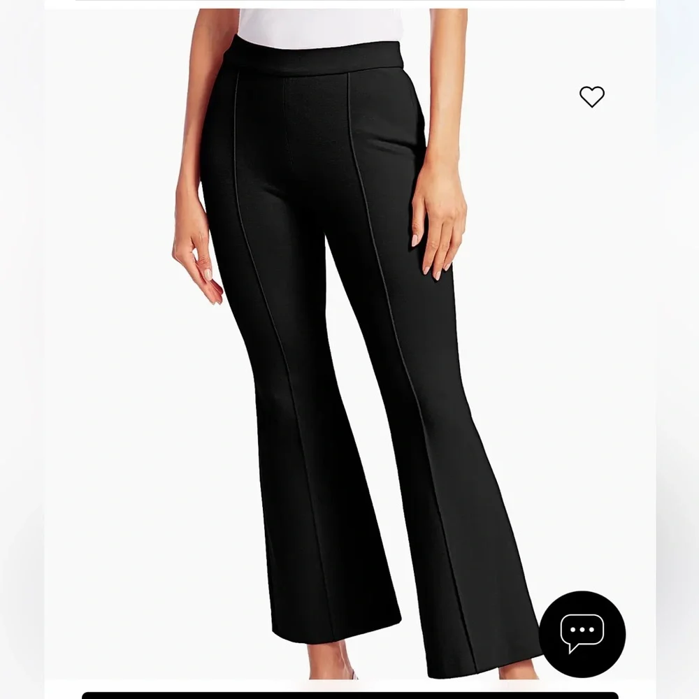 ADAM LIPPES Black Boot Cut Flare Pants - Picture 2 of 13